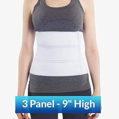 9" 3-Panel Abdominal Binder 