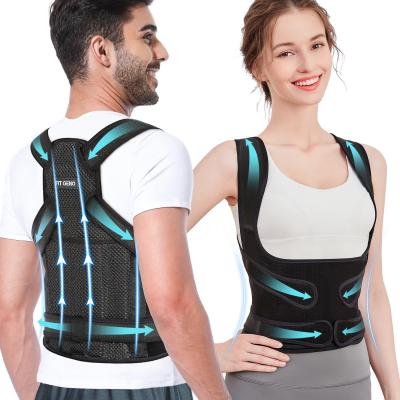 Fit Geno Black Posture Corrector